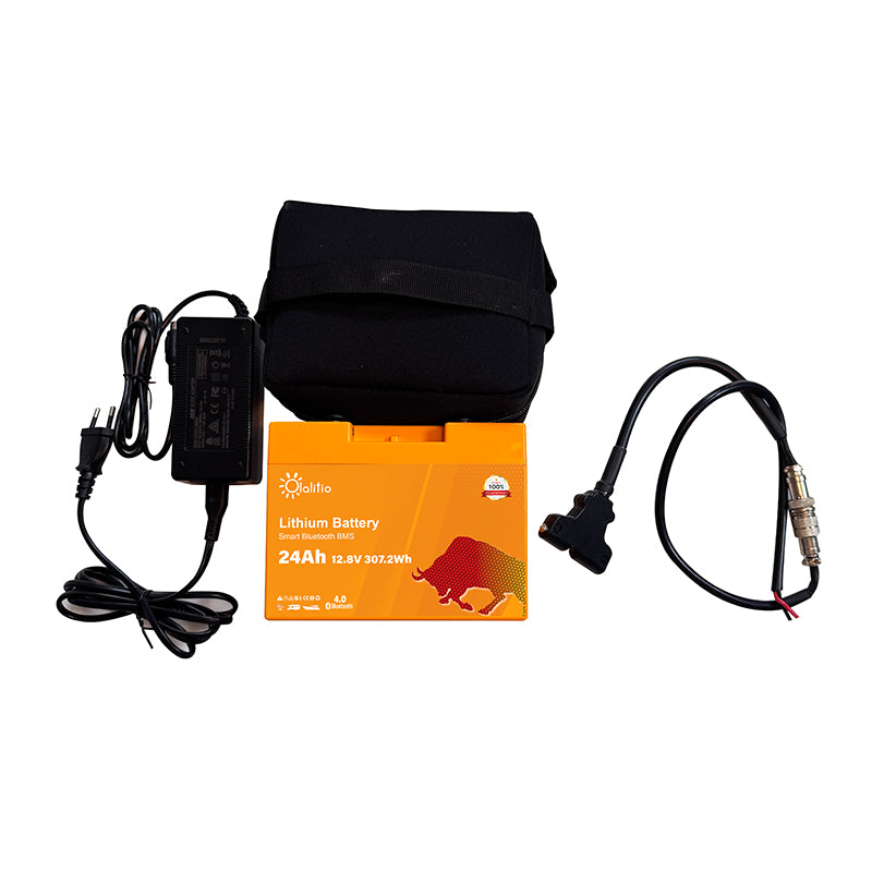 Bateria LiFePO4-24Ah - Olalitio Smart BMS (12v)