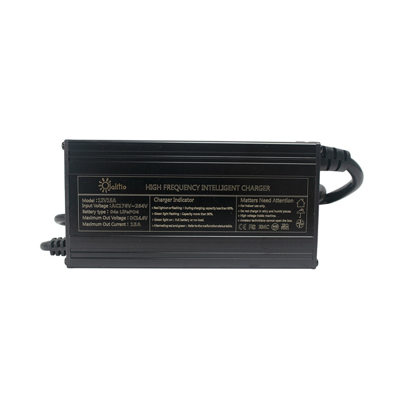 Carregador de Bateria de Lítio-12V 15A - Olalitio (OLA-12-15-C)
