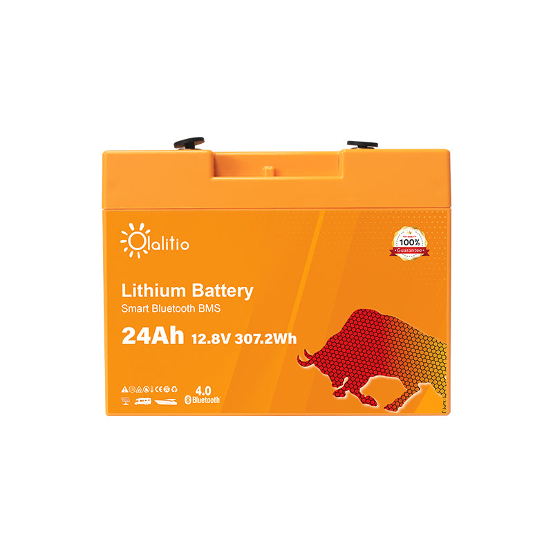 Bateria LiFePO4-24Ah - Olalitio Smart BMS (12v)