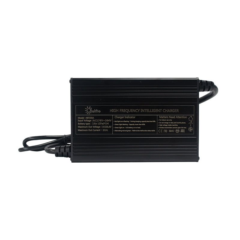 Carregador de Bateria de Lítio-48V 20A - Olalitio (OLA-48-20-C)