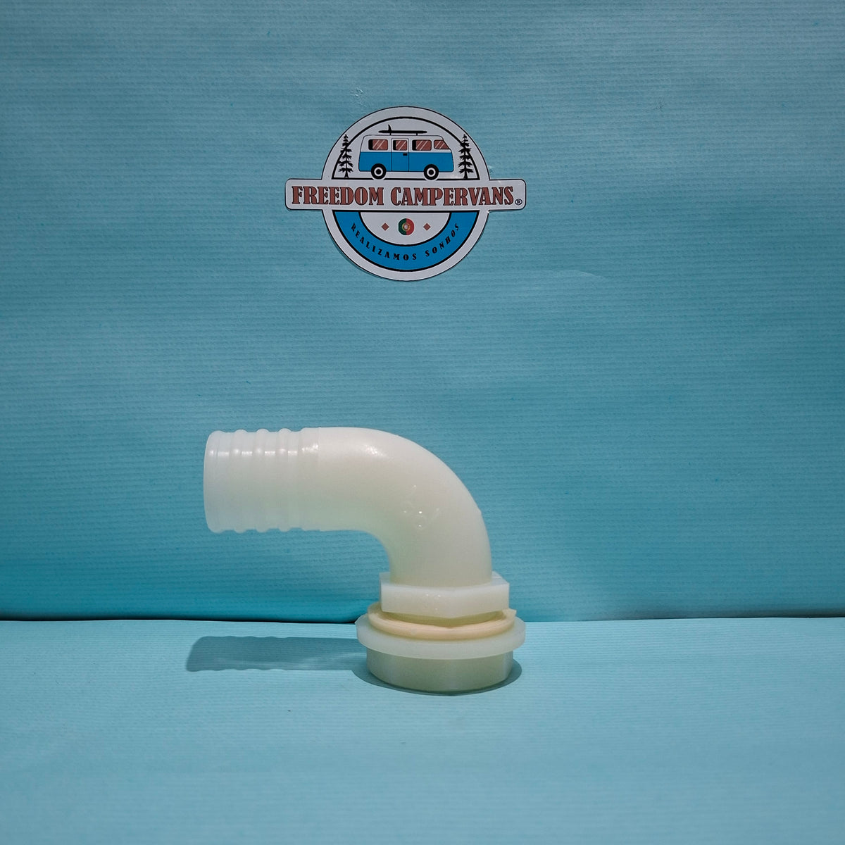 Ligador curvo 90 graus para mangueiras -30mm