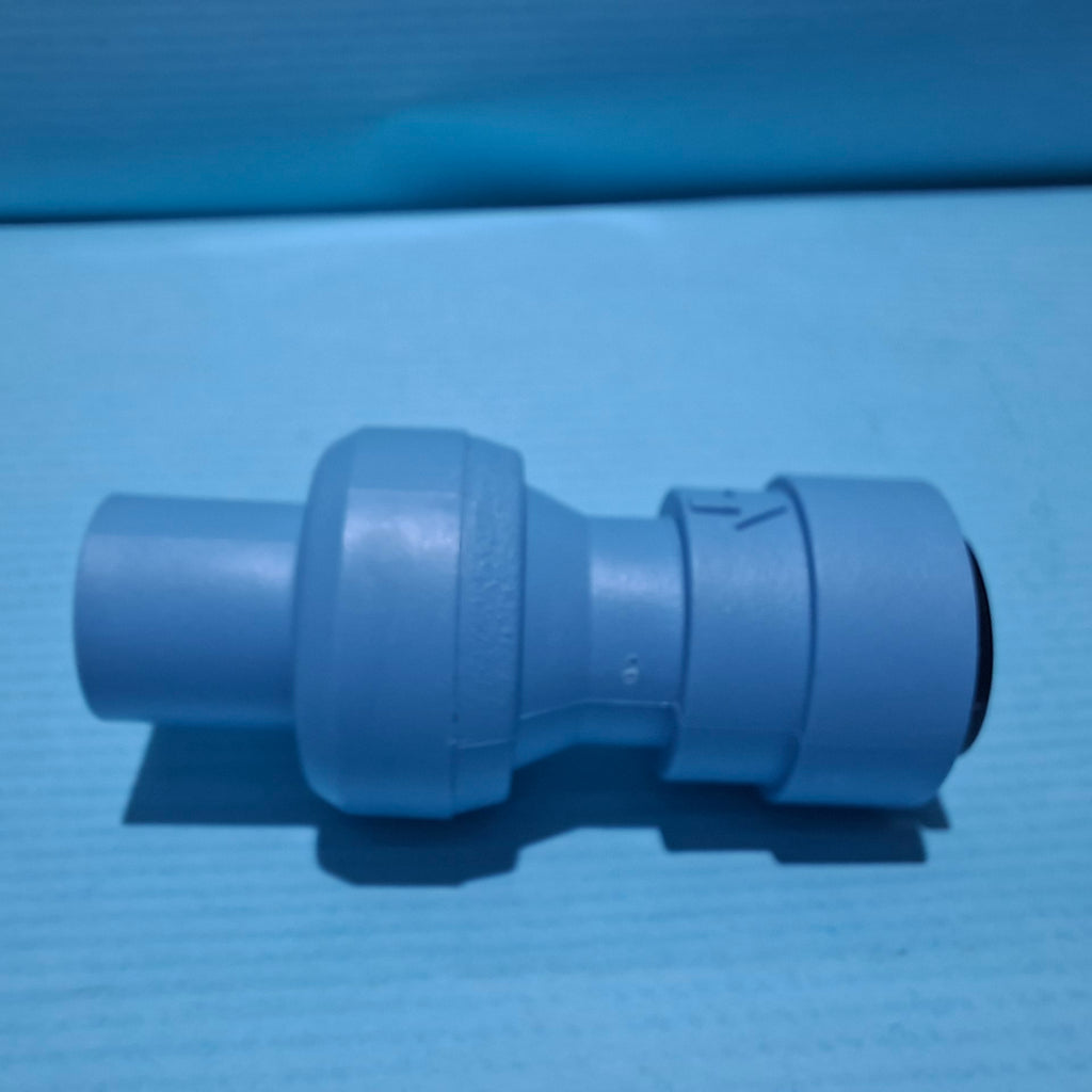 Válvula antirretorno com sistema de ventilação e encaixe rápido (John Guest) para bomba submersível