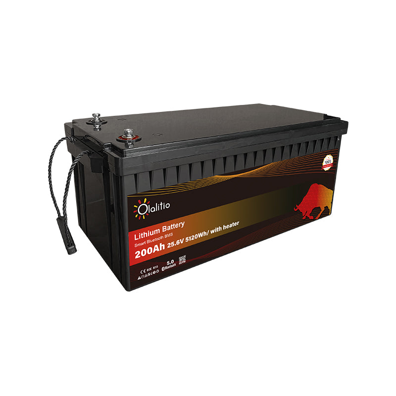 Bateria LiFePO4-200Ah - Olalitio Smart BMS (OLA-24-200-H)