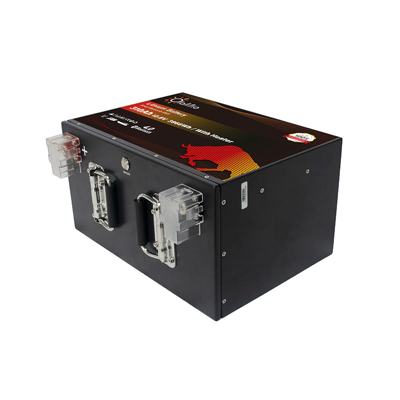 Bateria LiFePO4-310Ah sob o banco - Olalitio Smart BMS (OLA-12-310-MH)