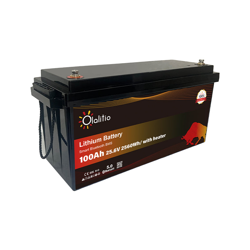Bateria LiFePO4-100Ah - Olalitio Smart BMS (OLA-24-100-PH)