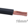 Fio eletrico Multifilar 16mm -Cabo para ligações -preto( vendido ao metro)