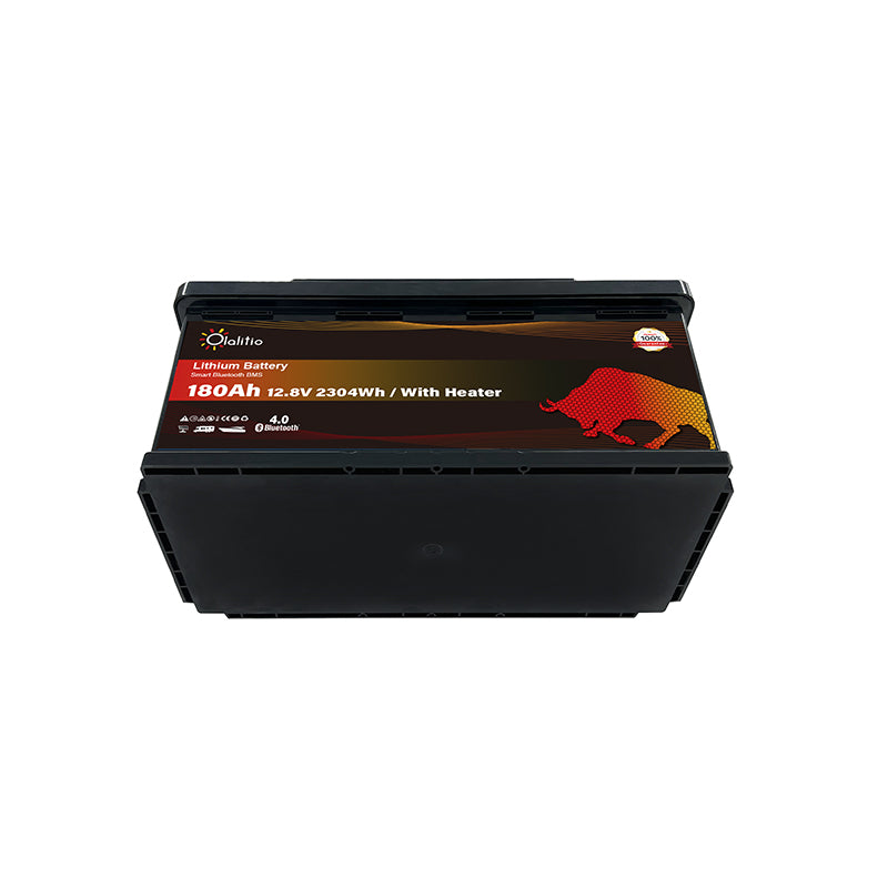 Bateria LiFePO4-180Ah sob o banco - Olalitio Smart BMS (OLA-12-180-SH)