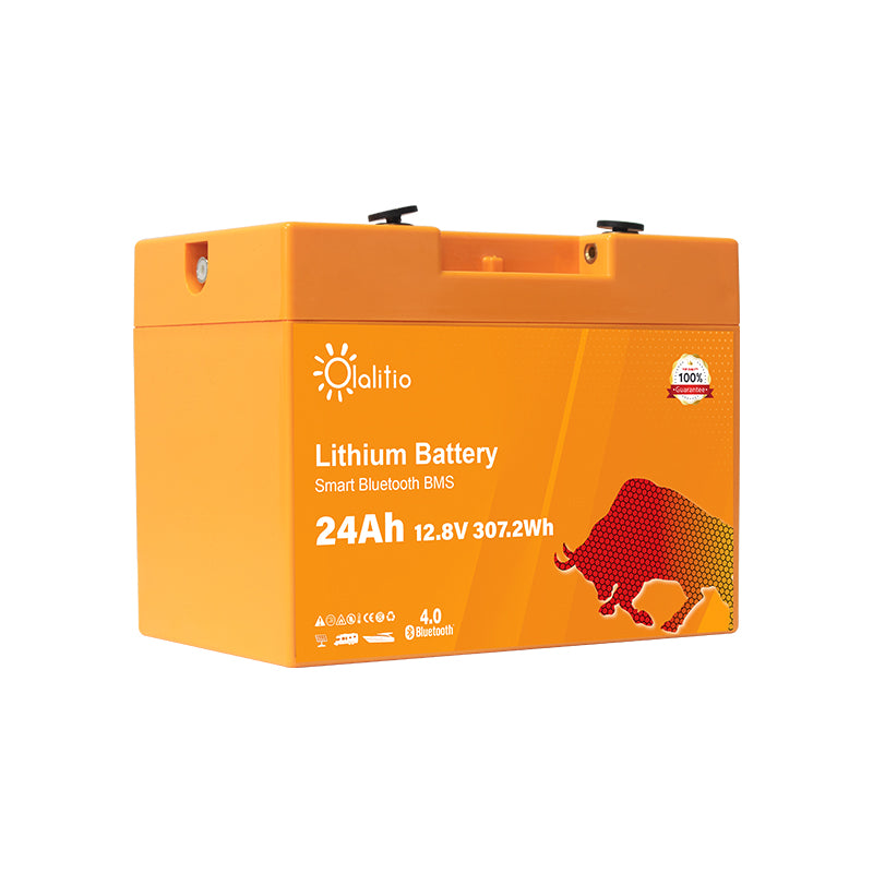 Bateria LiFePO4-24Ah - Olalitio Smart BMS (12v)
