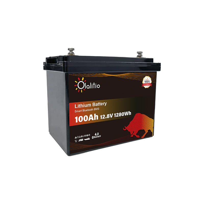 Bateria LiFePO4-100Ah - Olalitio Smart BMS (OLA-12-100-P)