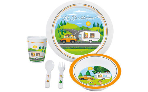 Conjunto Loiça Infantil-melamina.