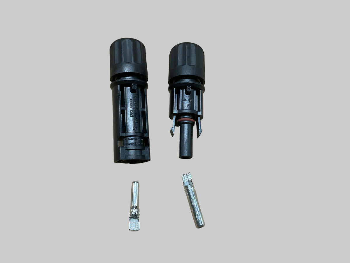 Fichas MC4-Fichas para paineis solares c/terminais (vendido ao par macho e femea)