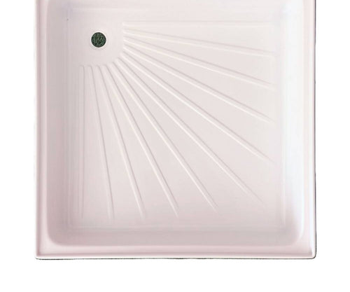 Base Duche / Polibã-Branco 60 x 60 x 10,2 cm - De superfície