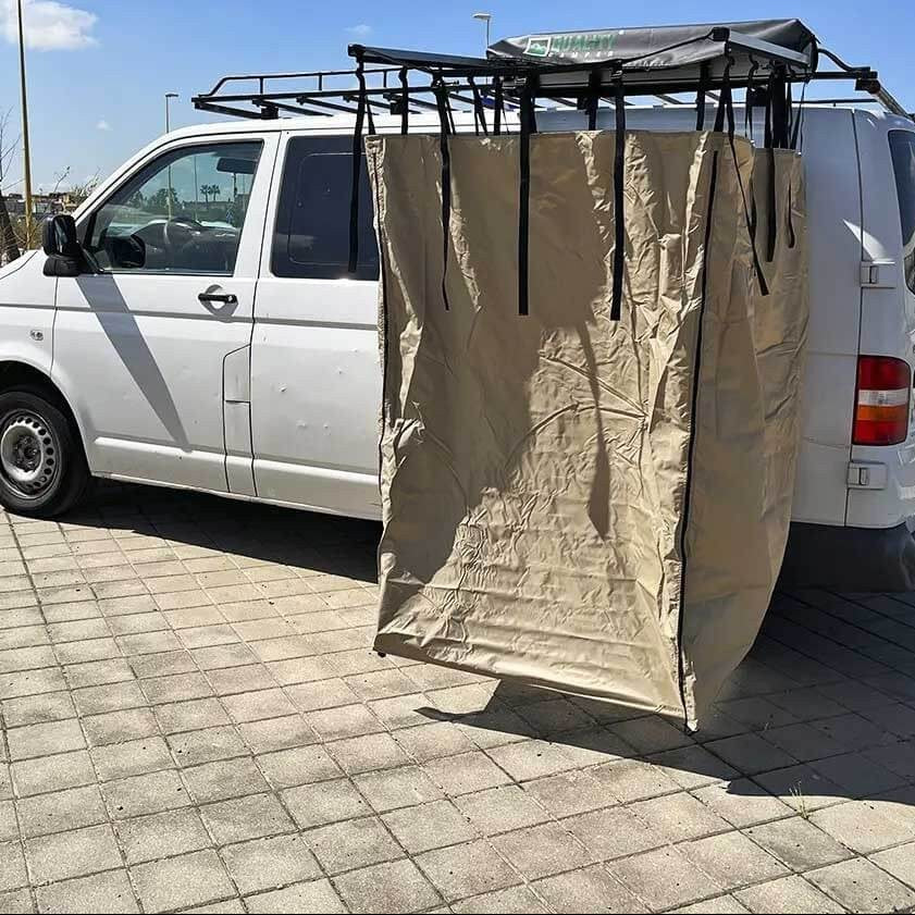 Cabine de duche exterior 4×4 Offroad Quality Camper para veículos com barras de tejadilho