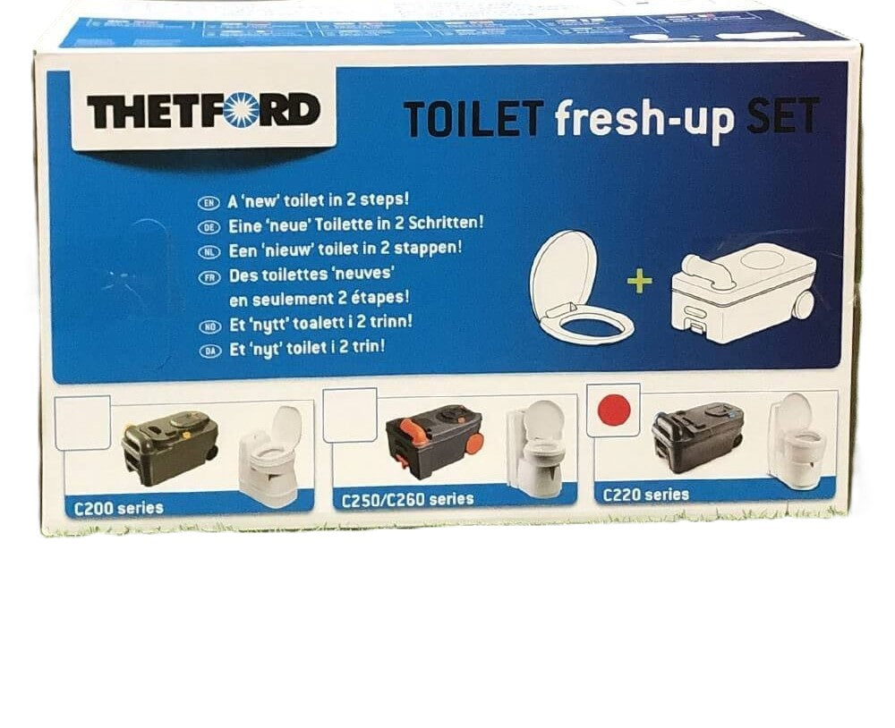 Kit para renovar sanita fixa química de cassette Thetford C220(sob encomenda)