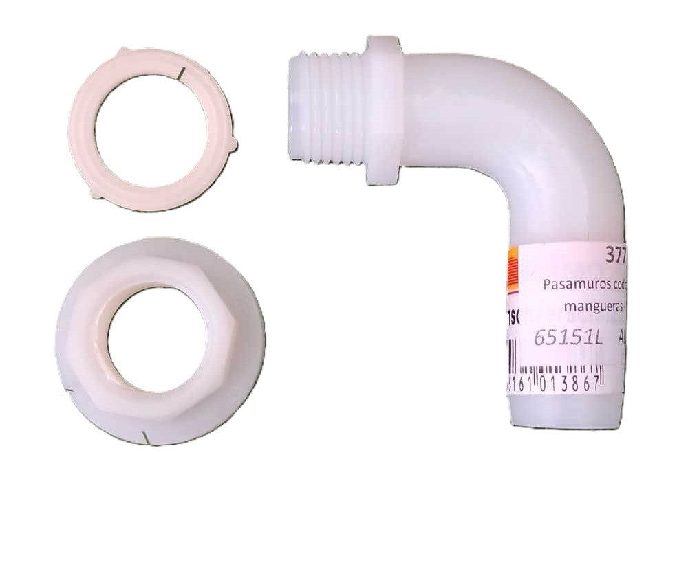 Ligador curvo 90 graus para mangueiras - 12mm