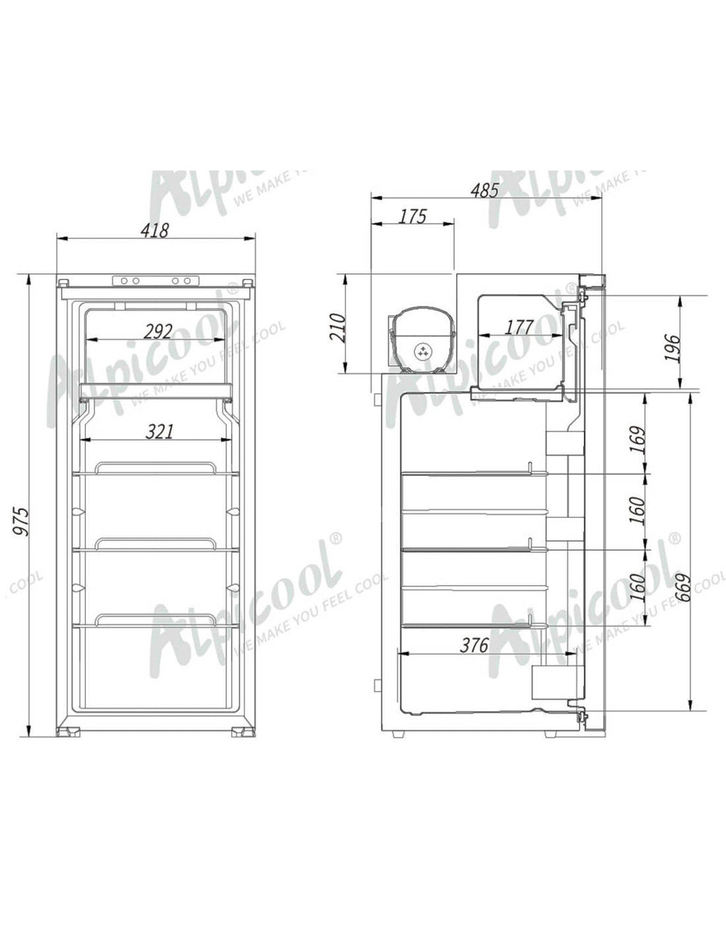 Frigorifico 12v/24v  Alpicool CoolZone CR90X