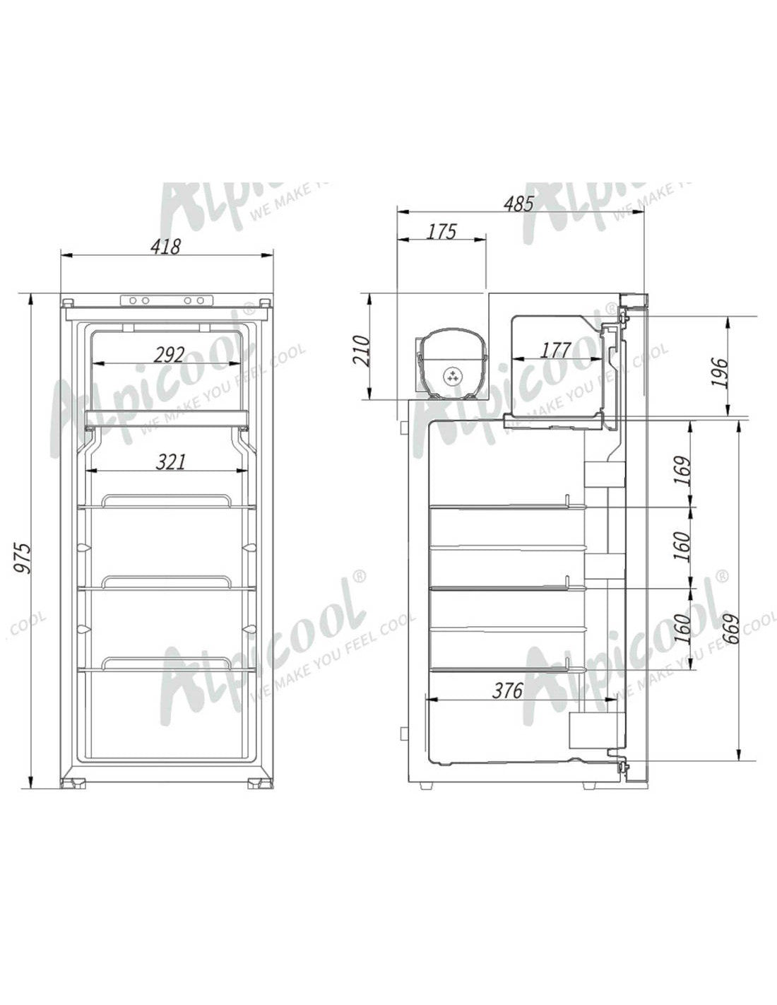 Frigorifico 12v/24v  Alpicool CoolZone CR90X