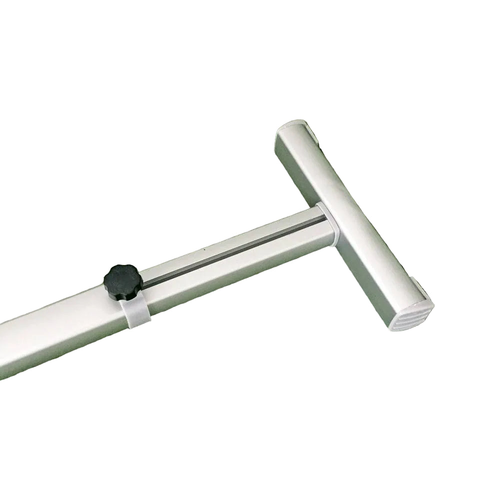Pé de mesa dobrável e extensível com base em T Astro