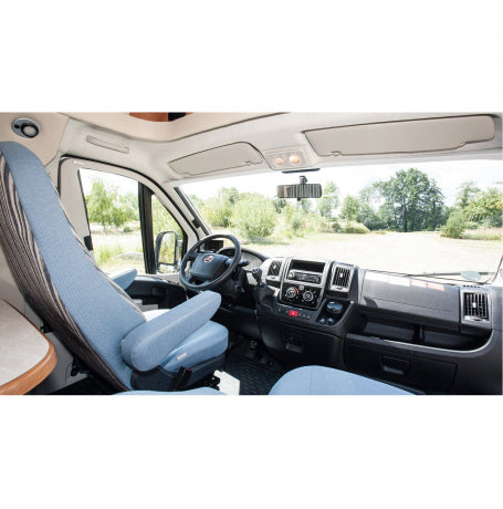 Kit Completo Cortina Plissada--2006-2011 Ducato/jumper/boxer-REMI-Sunshade COR CINZA( SOB ENCOMENDA)