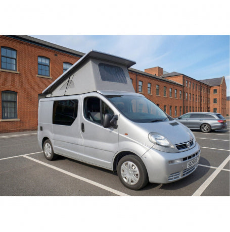 Kit de Teto elevatório para o Renault Trafic 2 X83. Dimensões: C1A1, com abertura frontal.(Sob encomenda)